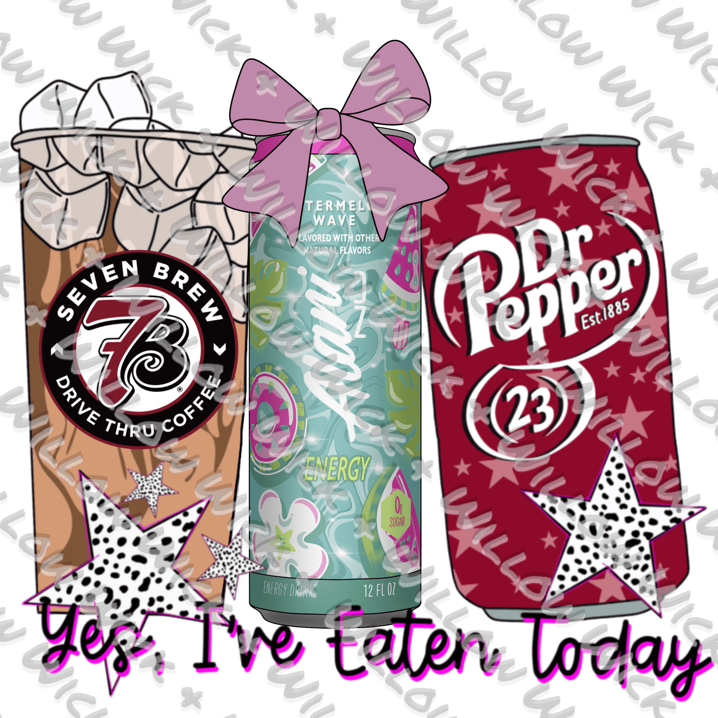 7 Brew, Alani, Dr Pepper