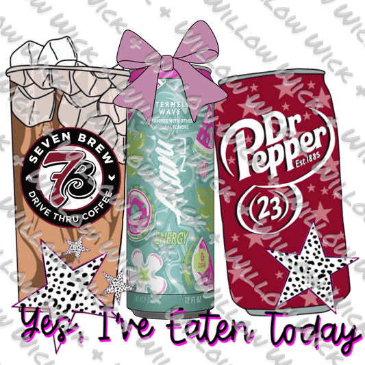 7 Brew, Alani, Dr Pepper