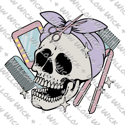 Hairstylist Skull